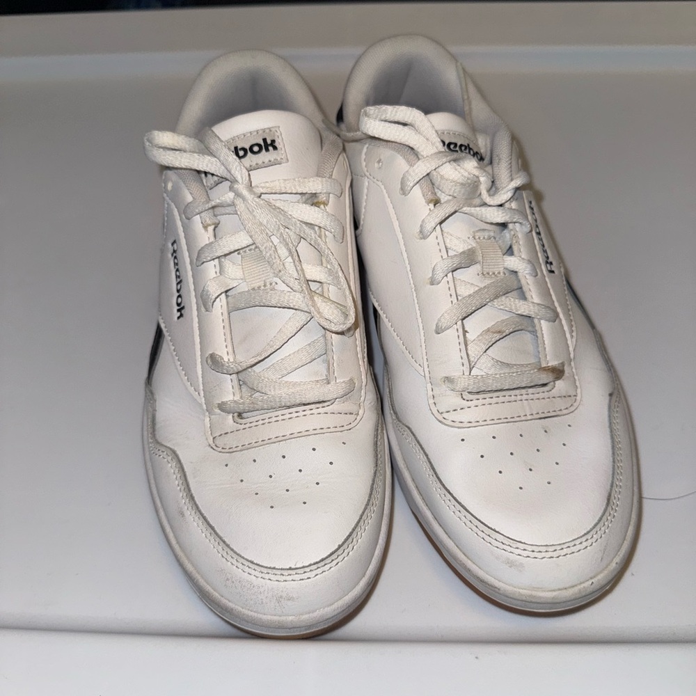 White Reebok sneakers